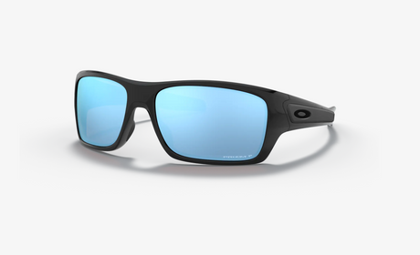 Oakley Turbine - Polished Black Frame with Prizm Deep Water Polarized Lens-Sunglasses-troggs.com