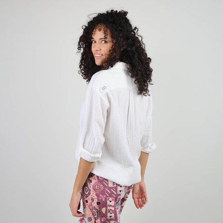 Oxbow Cazu Shirt - Blanc-Womens clothing-troggs.com