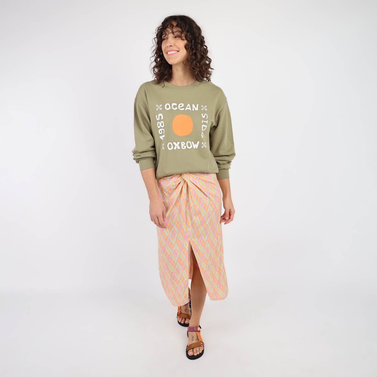 Oxbow Sarda Sweatshirt - Aloe-Womens clothing-troggs.com
