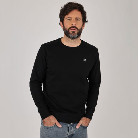 Oxbow Souet Sweatshirt - Noir-Mens Clothing-troggs.com