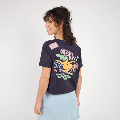 Oxbow Tholulu T-Shirt - Deep Marine-Womens clothing-troggs.com
