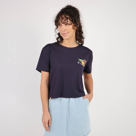 Oxbow Tholulu T-Shirt - Deep Marine-Womens clothing-troggs.com