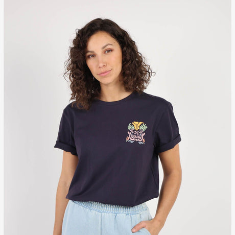 Oxbow Tobab T-Shirt - Deep Marine-Womens clothing-troggs.com