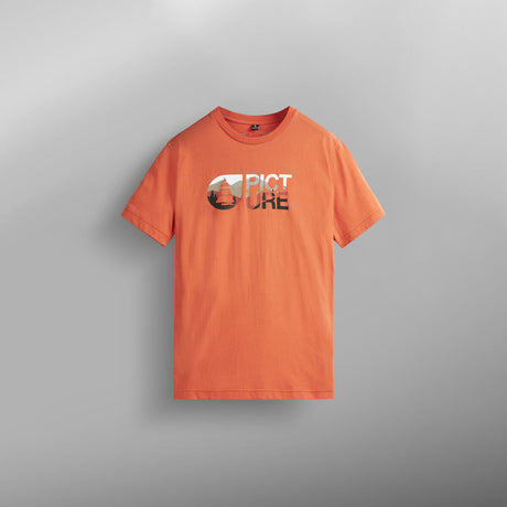 Picture Basement Nald T-Shirt - Orange Rust-Mens Clothing-troggs.com