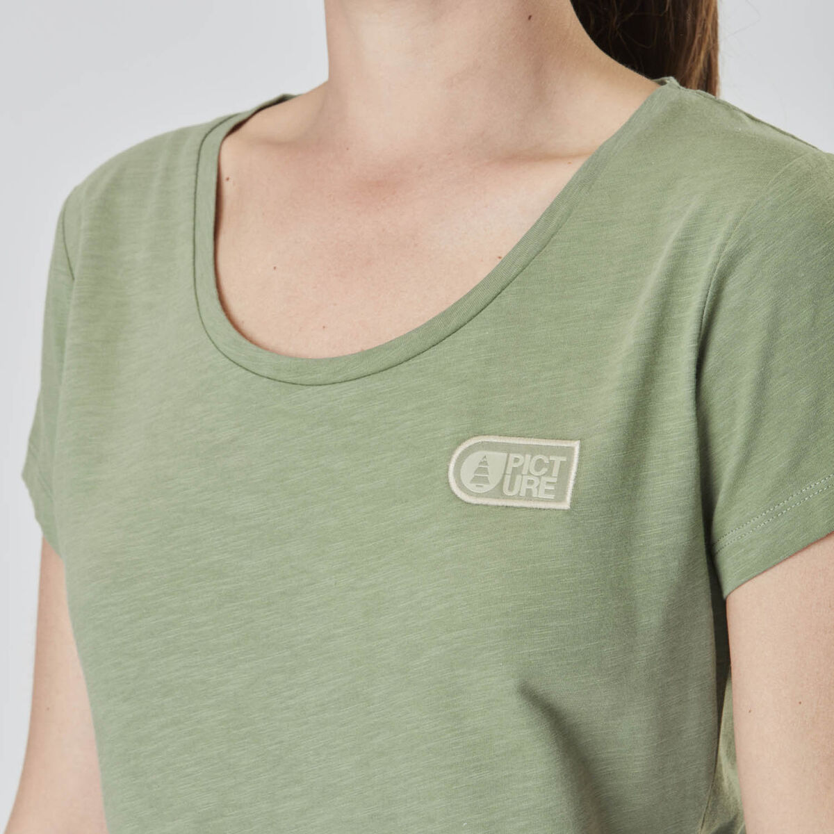 Picture Basement Rev T-Shirt - Green Spray-Womens clothing-troggs.com
