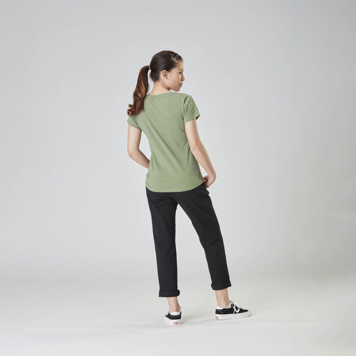 Picture Basement Rev T-Shirt - Green Spray-Womens clothing-troggs.com
