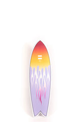 Indio Endurance Dab Fish Surfboard - Fire