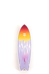 Indio Endurance Dab Fish Surfboard - Fire