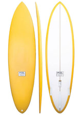 Pyzel Mid Length Crisis Surfboard Futures - Yellow-Hardboards-troggs.com