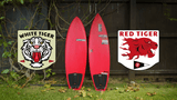 Pyzel Red Tiger Surfboard Future - Red-Hardboards-troggs.com