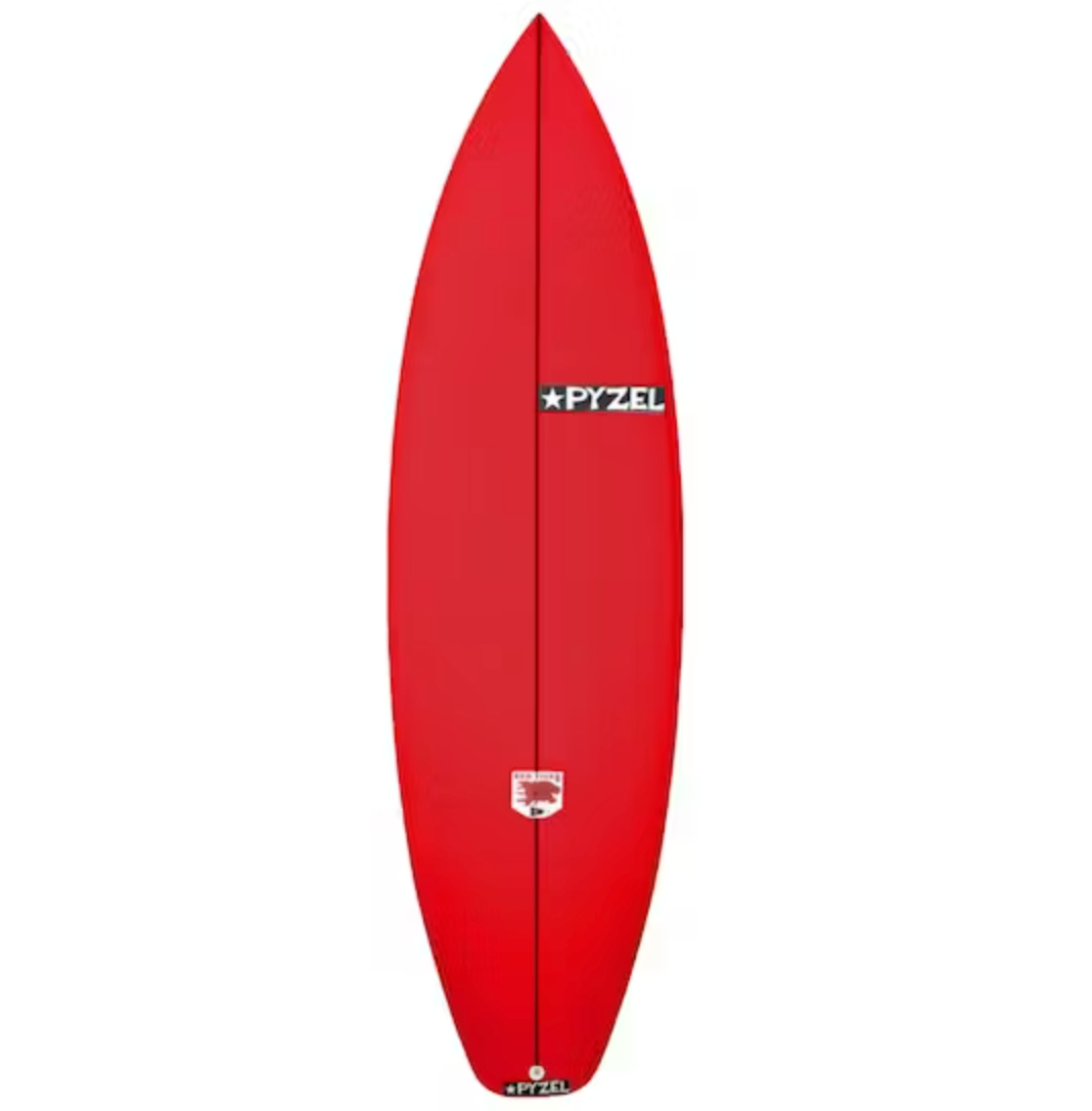 Pyzel Red Tiger Surfboard Future - Red-Hardboards-troggs.com