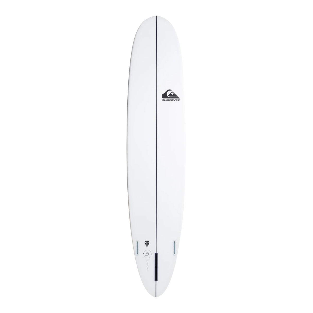 Quiksilver Long Log 9'01 Surfboard - White-Longboards-troggs.com