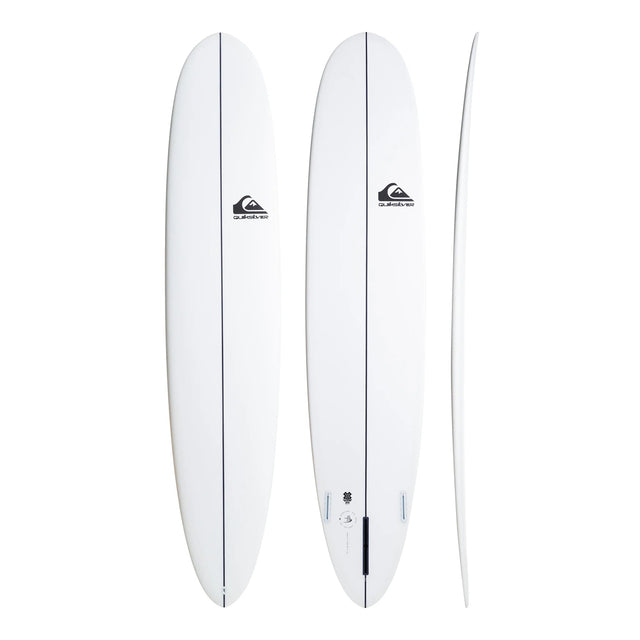 Quiksilver Long Log 9'01 Surfboard - White-Longboards-troggs.com