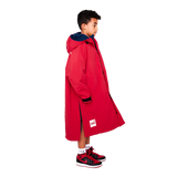 Red Original Pro Change Jacket Kids Long Sleeve - Red-Changing Robes-troggs.com