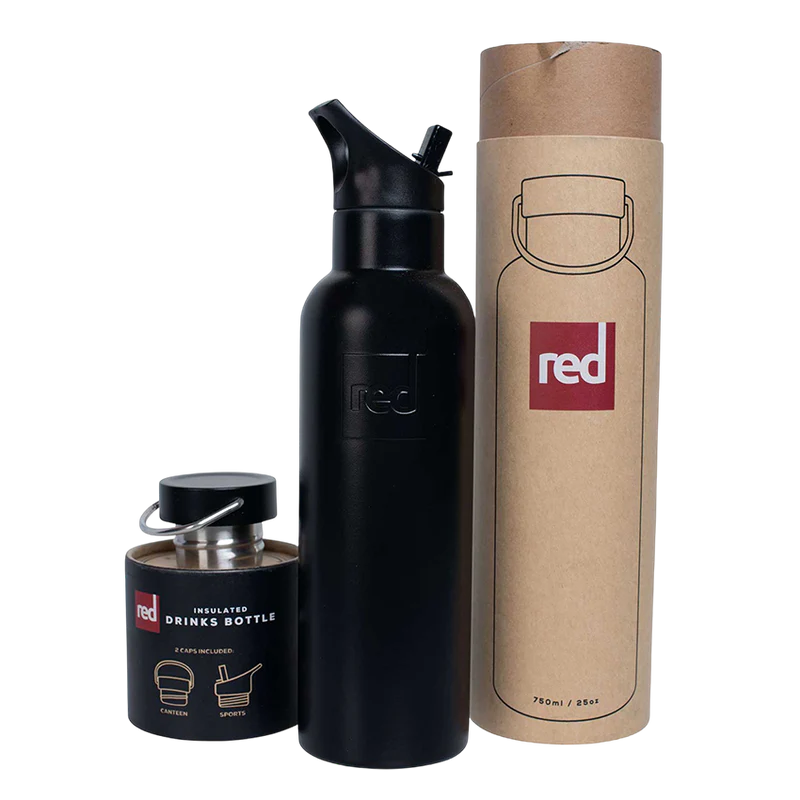 Red Paddle Co Insulated Water Bottle - Black-Drinkware, Cool Boxes & Accessories-troggs.com