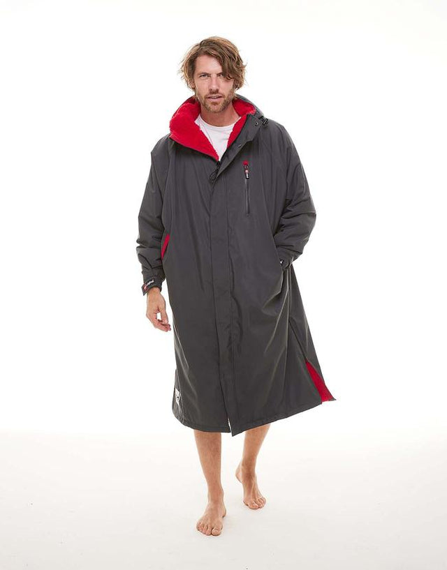 Red Paddle Co Pro Change Jacket Evo Long Sleeve - Grey-Changing Robes-troggs.com