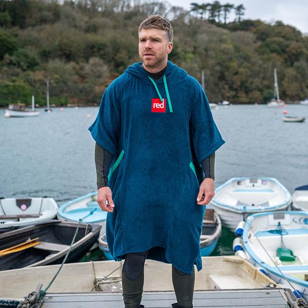 Red Paddle Co Towelling Changing Robe - Navy-Towelling Ponchos-troggs.com