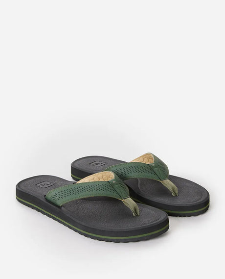 Rip Curl Chiba Flip Flop - Forest Green-Footwear-troggs.com