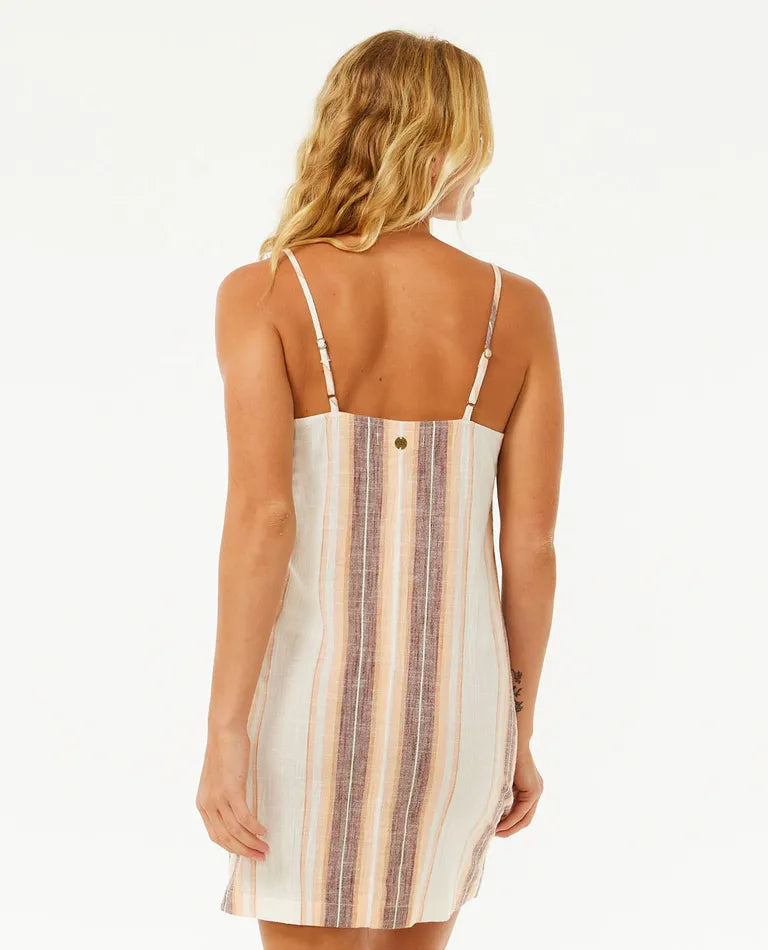 Rip Curl Classic Stripe Button Up Dress - Multicolour-Womens clothing-troggs.com