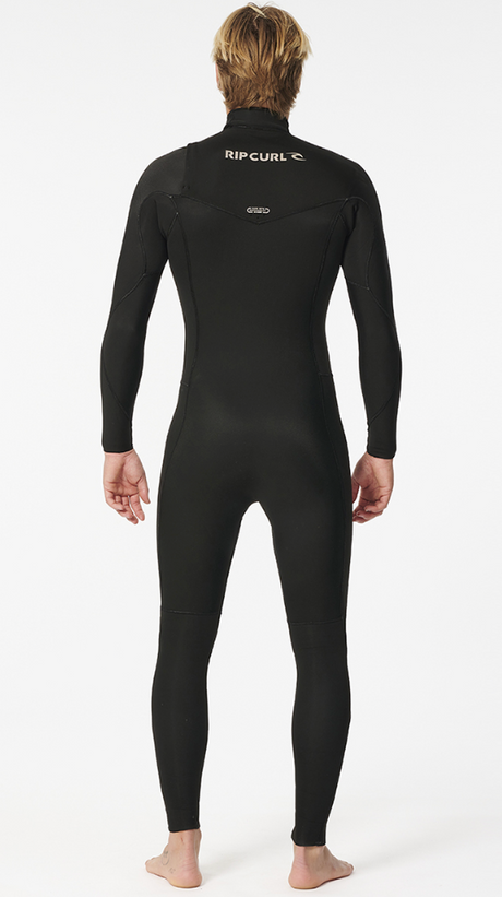 Rip Curl Dawn Patrol 5/3 Chest Zip Wetsuit - Black-Mens Wetsuits-troggs.com