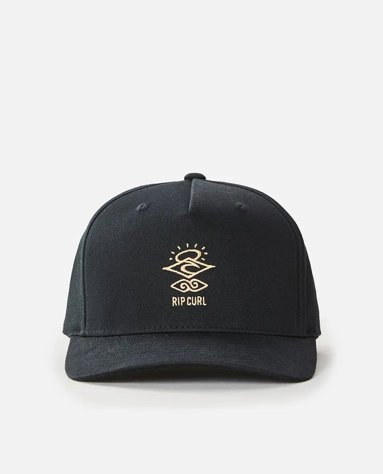 Rip Curl Eco Flexfit Cap - Black/Tan-Headwear-troggs.com