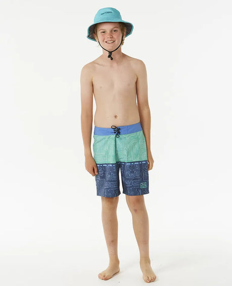 Rip Curl Lost Island Mirage Boys Boardshort - Aqua-Kids Clothing-troggs.com