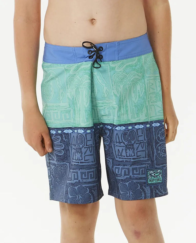 Rip Curl Lost Island Mirage Boys Boardshort - Aqua-Kids Clothing-troggs.com