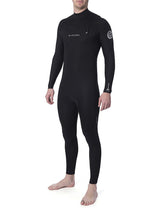 Rip Curl Mens Dawn Patrol Performance 5/3 Chest Zip Wetsuit - Black-Mens Wetsuits-troggs.com