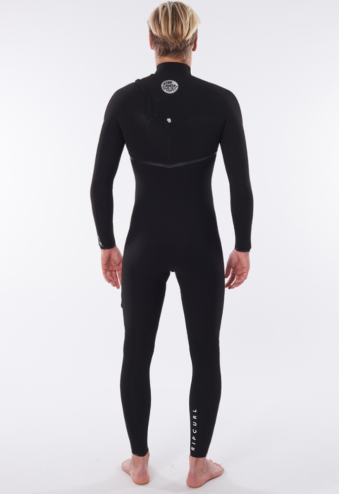 Rip Curl Mens E Bomb 5/3 Zip Free Wetsuit - Black-Mens Wetsuits-troggs.com