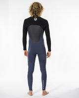 Rip Curl Mens Flashbomb E6 5/3 Chest Zip Wetsuit - Slate-Mens Wetsuits-troggs.com