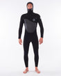 Rip Curl Mens Flashbomb E6 5/4 Hooded Wetsuit - Black-Mens Wetsuits-troggs.com