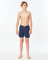 Rip Curl Offset Volley Short - Navy-Kids Clothing-troggs.com