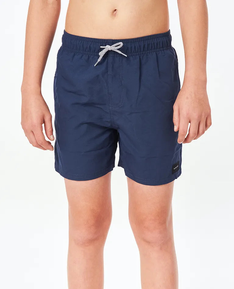 Rip Curl Offset Volley Short - Navy-Kids Clothing-troggs.com