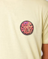 Rip Curl Passage T-Shirt - Vintage Yellow-Mens Clothing-troggs.com