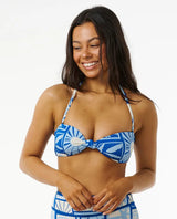 Rip Curl Santorini Sun Bandeau Bikini Top - Blue-Womens clothing-troggs.com