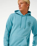 Rip Curl Search Icon Hoodie - Dusty Blue-Mens Clothing-troggs.com