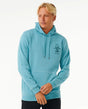 Rip Curl Search Icon Hoodie - Dusty Blue-Mens Clothing-troggs.com