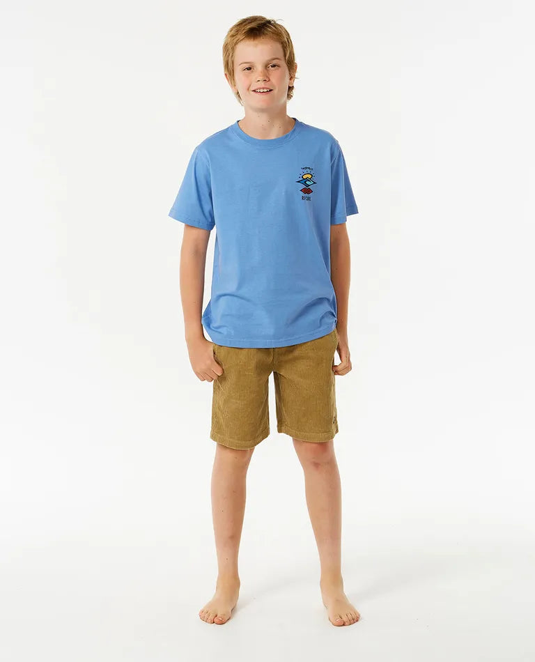 Rip Curl Search Icon T-Shirt - Blue Yonder-Kids Clothing-troggs.com