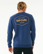 Rip Curl Stapler Sweatshirt - Washed Navy-Mens Clothing-troggs.com