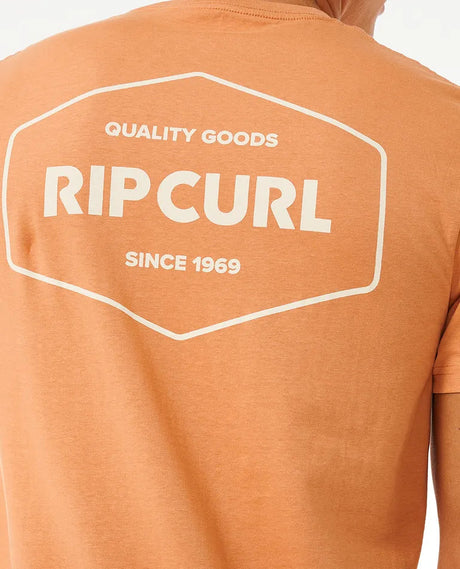 Rip Curl Stapler T-Shirt - Clay-Mens Clothing-troggs.com