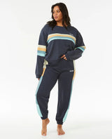 Rip Curl Surf Revival Panelled Crew - Navy-Womens clothing-troggs.com