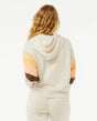 Rip Curl Surf Revival Zip Thru Hoodie - Oatmeal Marle-Womens clothing-troggs.com