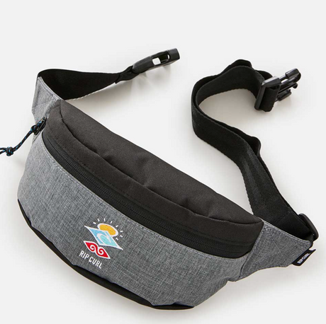 Rip Curl Waist Bag Small Icons Of Surf - Grey-Backpacks and bags-troggs.com