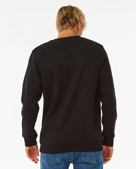 Rip Curl Wetsuit Icon Crew - Black-Mens Clothing-troggs.com