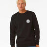 Rip Curl Wetsuit Icon Crew - Black-Mens Clothing-troggs.com