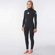 Rip Curl Womens Dawn Patrol Performance 5/3 Chest Zip Wetsuit - Black-Womens Wetsuits-troggs.com