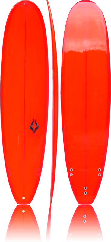 SALT Premier Resin Tint 9ft 06 Longboard FCS - Orange-Longboards-troggs.com