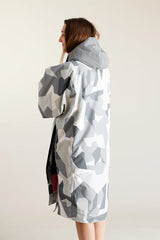 White Water Hard Shell Changing Robe - Arctic Camo/Pink