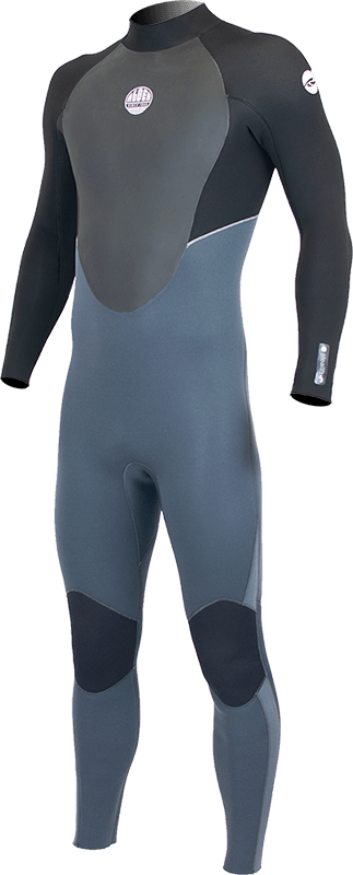 Alder Mens Stealth 5/4/3 Wetsuit - Black