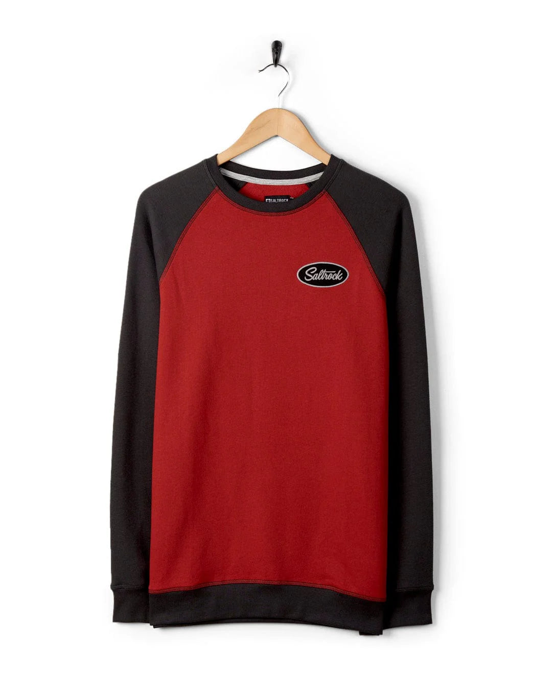 Saltrock Attendant Recycled Sweatshirt - Red-Mens Clothing-troggs.com